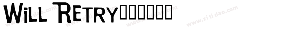 Will Retry字体转换
